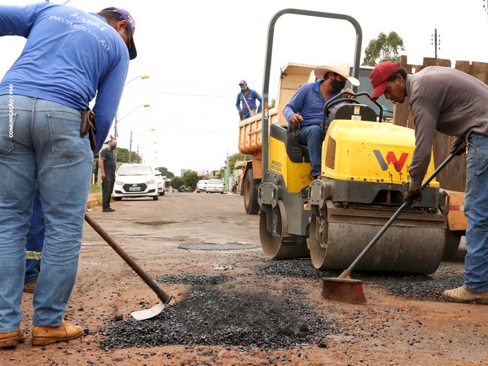 Tapa-Buracos: Prefeitura intensifica ação para combater os estragos causados pelas chuvas