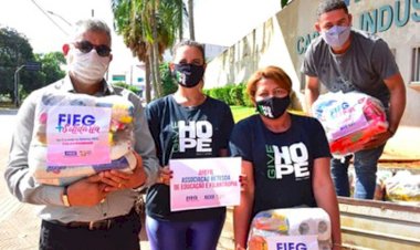 Fieg + Solidária: Trabalho ameniza a fome de famílias carentes