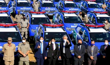 Polícia Rodoviária e Goinfra recebem 200 veículos e equipamentos