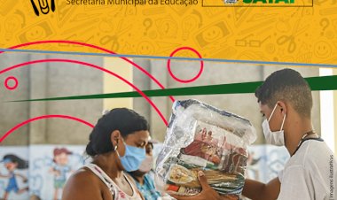 Prefeitura de Jataí realizará a entrega do Kit de Alimentos Não Perecíveis aos alunos matriculados na Rede Municipal de Ensino