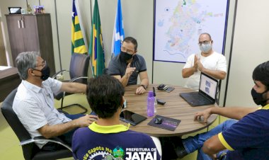 Mobilidade urbana: Vice-prefeito de Jataí, Secretário de Obras e técnicos da UFJ discutem ciclovias