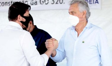Ao vistoriar obras em Edéia, Caiado destaca trabalho de Glaustin por Goiás