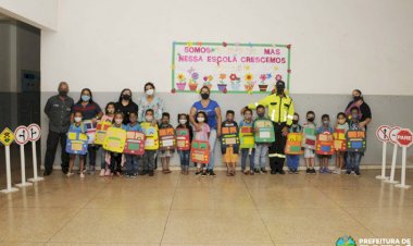 SMT realiza palestra sobre Educação para o Trânsito para crianças