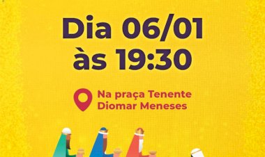 REIS: Prefeitura irá realizar a tradicional Festa de Santo Reis na Praça Tenente