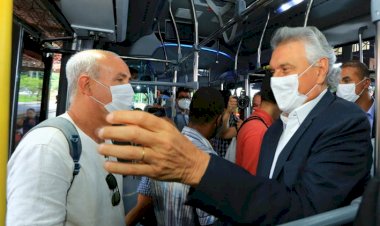 Governo apresenta ônibus articulado 100% elétrico para circular no Eixo Anhanguera