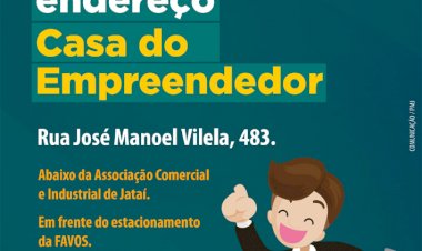 Casa do empreendedor de Jataí muda de endereço