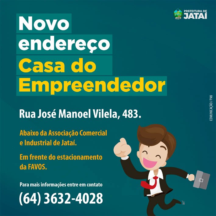 Casa do empreendedor de Jataí muda de endereço