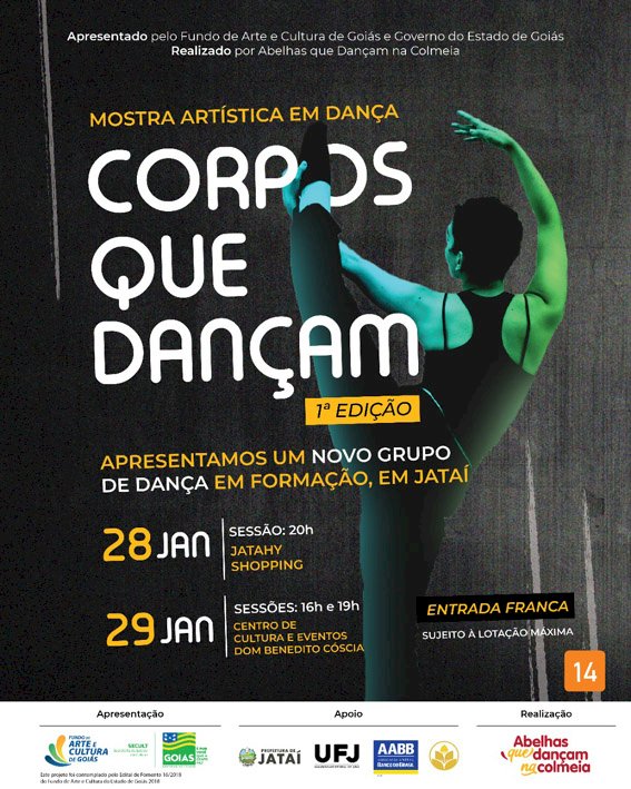 O projeto "Abelhas que dançam na colmeia" apresenta sua 1ª edição da mostra artística em dança "Corpos que Dançam".