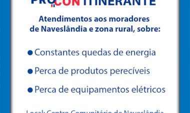 PROCON itinerante vai atender a região de Naveslândia
