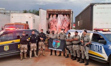 Polícia recupera carga de carne roubada avaliada em R$ 400 mil | Folha no Sudoeste