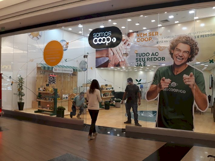 Crianças farão visita à loja do cooperativismo instalada em shopping de Goiânia