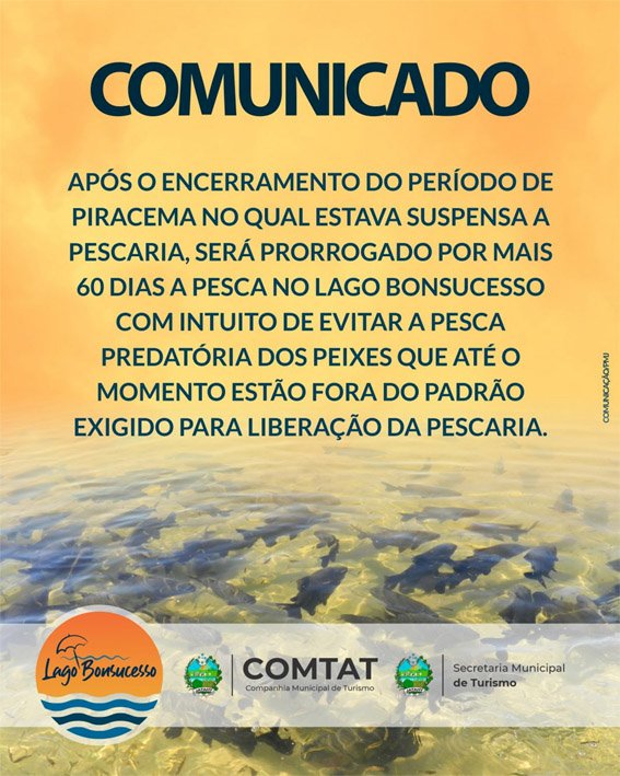 Piracema: Pesca no Lago Bonsucesso continua suspensa | Folha no Sudoeste