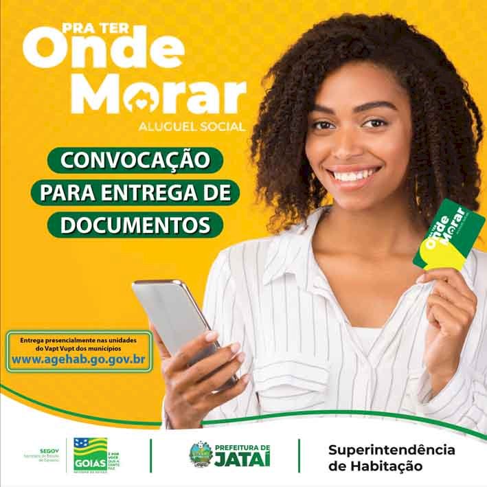 Aluguel Social: Agehab divulga segunda lista com convocados do Programa em Jataí