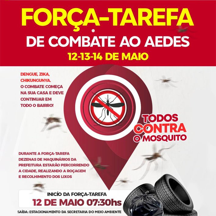 DENGUE: Prefeitura inicia força-tarefa em combate ao mosquito Aedes Aegypti em Jataí