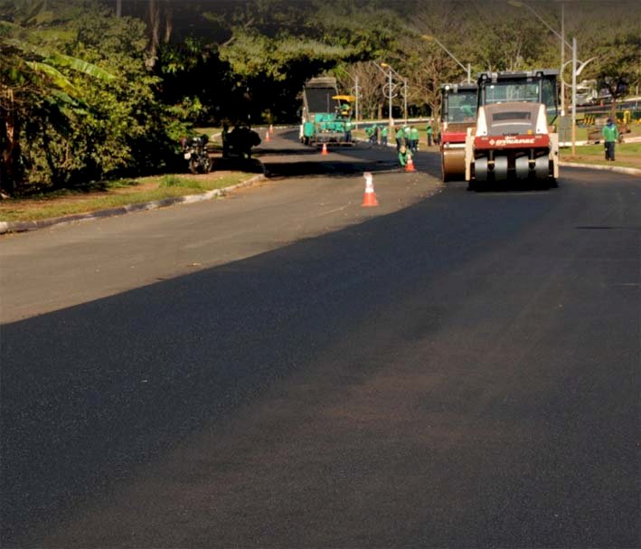 OBRAS: Novas ruas são recapeadas com o CBUQ em Jataí