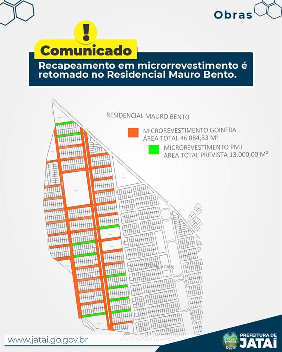 Novas ruas do residencial Mauro Bento estão sendo recapeadas