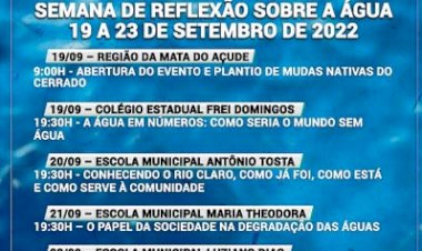 Jataí sedia evento voltado à reflexão sobre a água