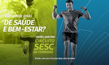 Circuito Sesc de Corridas acontece dia 16 de outubro