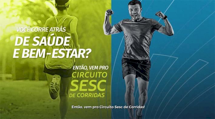 Circuito Sesc de Corridas acontece dia 16 de outubro