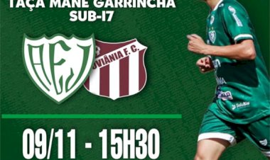 FUTEBOL: Jataiense joga final da Taça Mané Garrincha sub-17, hoje em Jataí