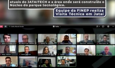 PARQUE TECNOLÓGICO: Equipe da FINEP realiza Visita Técnica em Jataí