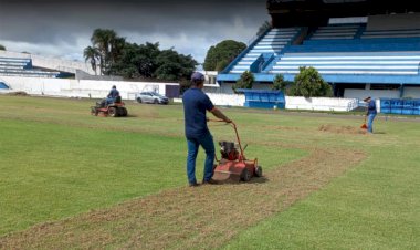 Estádio Jerônimo Ferreira Fraga recebe mutirão de limpeza
