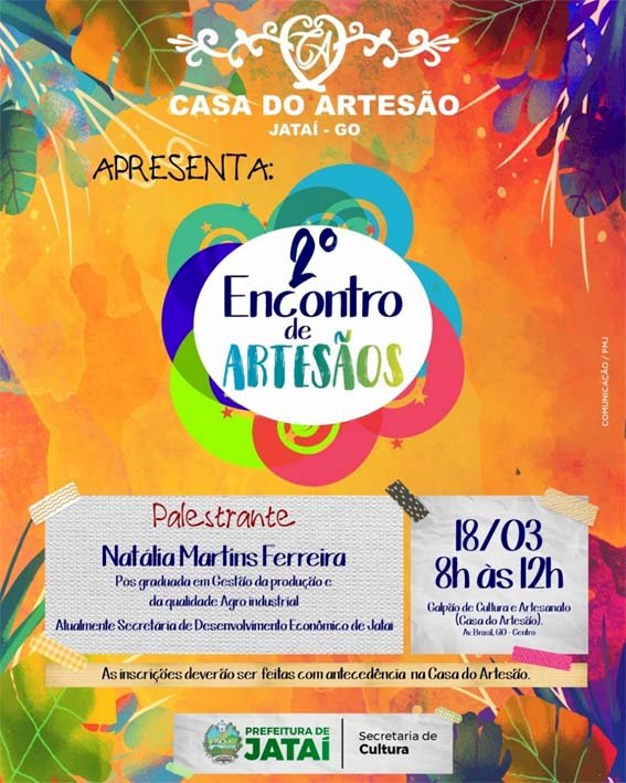 Casa do Artesão promove o 2° Encontro de Artesãos no dia 18 de março