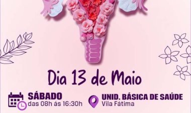Prefeitura de Jataí promove campanha de prevenção ao câncer de colo de útero no sábado (13/05)