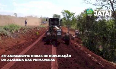 Obras de duplicação da Alameda das Primaveras está a todo vapor