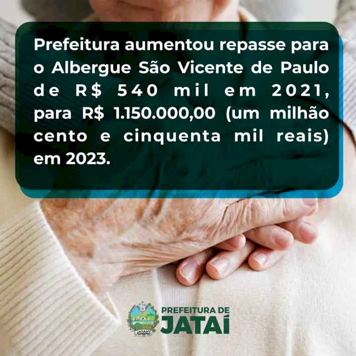 Repasse da prefeitura de Jataí para o Albergue é de mais de 1 milhão por ano