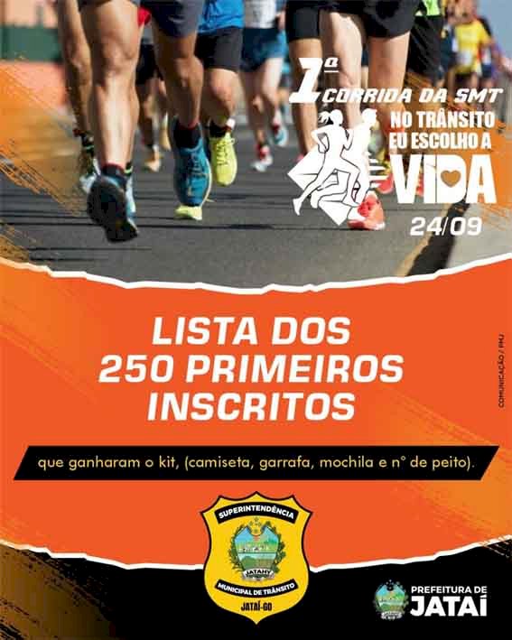 1ª Corrida da SMT: Primeiros 250 inscritos vão receber kit exclusivo