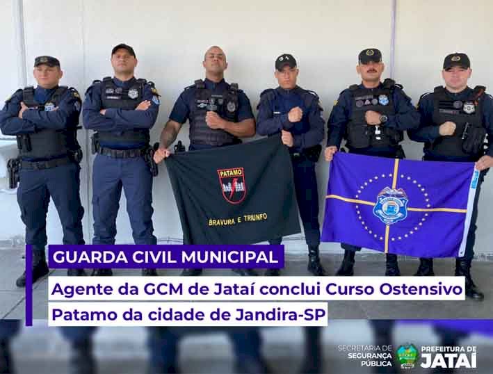 GCM Representa Jataí e se Destaca no 9º Curso de Patrulhamento Tático Motorizado em Jandira, SP