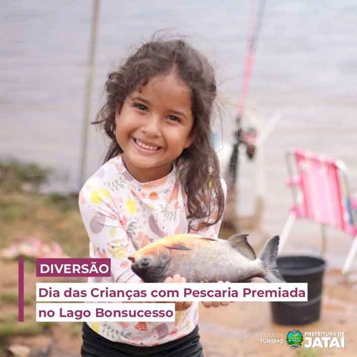 Dia das Crianças com pescaria premiada no Lago Bonsucesso