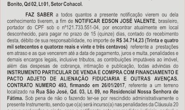 NOTÍCIFCAÇÃO EXTRAJUDICIAL