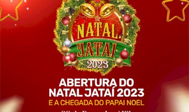 Prefeitura convida população para a abertura do Natal Jataí 2023 e chegada do Papai Noel