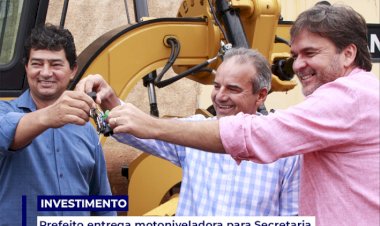 JATAÍ: Secretaria de Desenvolvimento Rural recebe motoniveladora