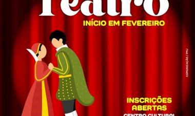 CULTURA: Escola Municipal de Teatro Abre Inscrições para Aulas Gratuitas