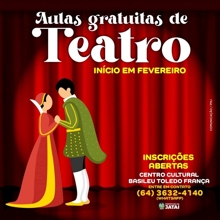 CULTURA: Escola Municipal de Teatro Abre Inscrições para Aulas Gratuitas