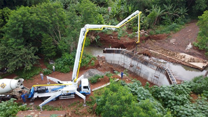 OBRAS: Construção da Ponte que Liga os Bairros Vila Sofia e Setor Industrial avançam