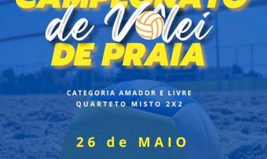 Una Jataí arrecada ração animal como inscrição para o 10º Campeonato De Vôlei de Areia