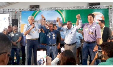 Humberto Machado recebe apoios de Caiado e Daniel Vilela em lançamento de campanha