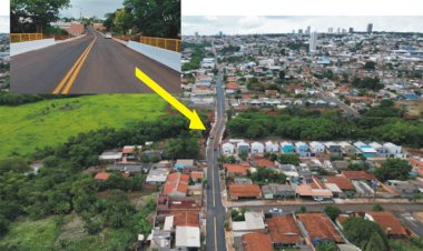 INFRAESTRUTURA: Prefeitura entrega ponte sobre o Córrego Jataí