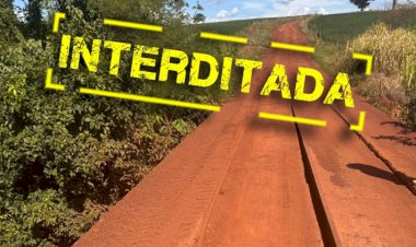 MANUTENÇÃO: PREFEITURA INTERDITA TRECHO DE RODOVIA PARA OBRA EM PONTE