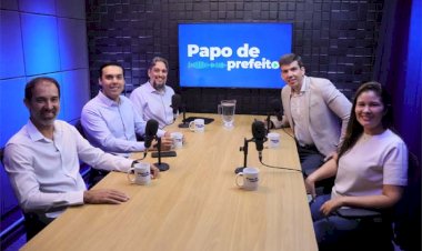 2ª episódio do Papo de Prefeito recebe prefeitos e presidente da Goinfra, Pedro Sales 