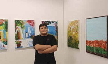 Artista neurodivergente Augusto Mangussi expõe obra no Congresso Jornada do Autismo, em Brasília