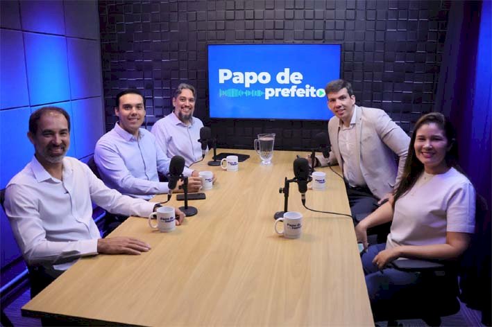 2ª episódio do Papo de Prefeito recebe prefeitos e presidente da Goinfra, Pedro Sales