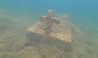 Cemitério submerso é descoberto em São Domingos
