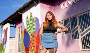 Projeto “Mulheres em Tons Vivos” leva arte urbana ao CEVAM com mural de mais de 100m²