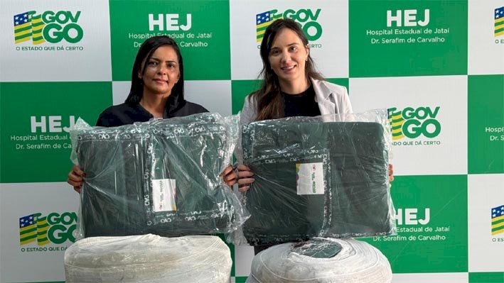 Hospital Estadual de Jataí recebe doação de cobertores do Governo de Goiás
