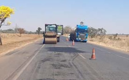 Obra de melhoria da Rota Verde exige “Pare e Siga” na BR-452